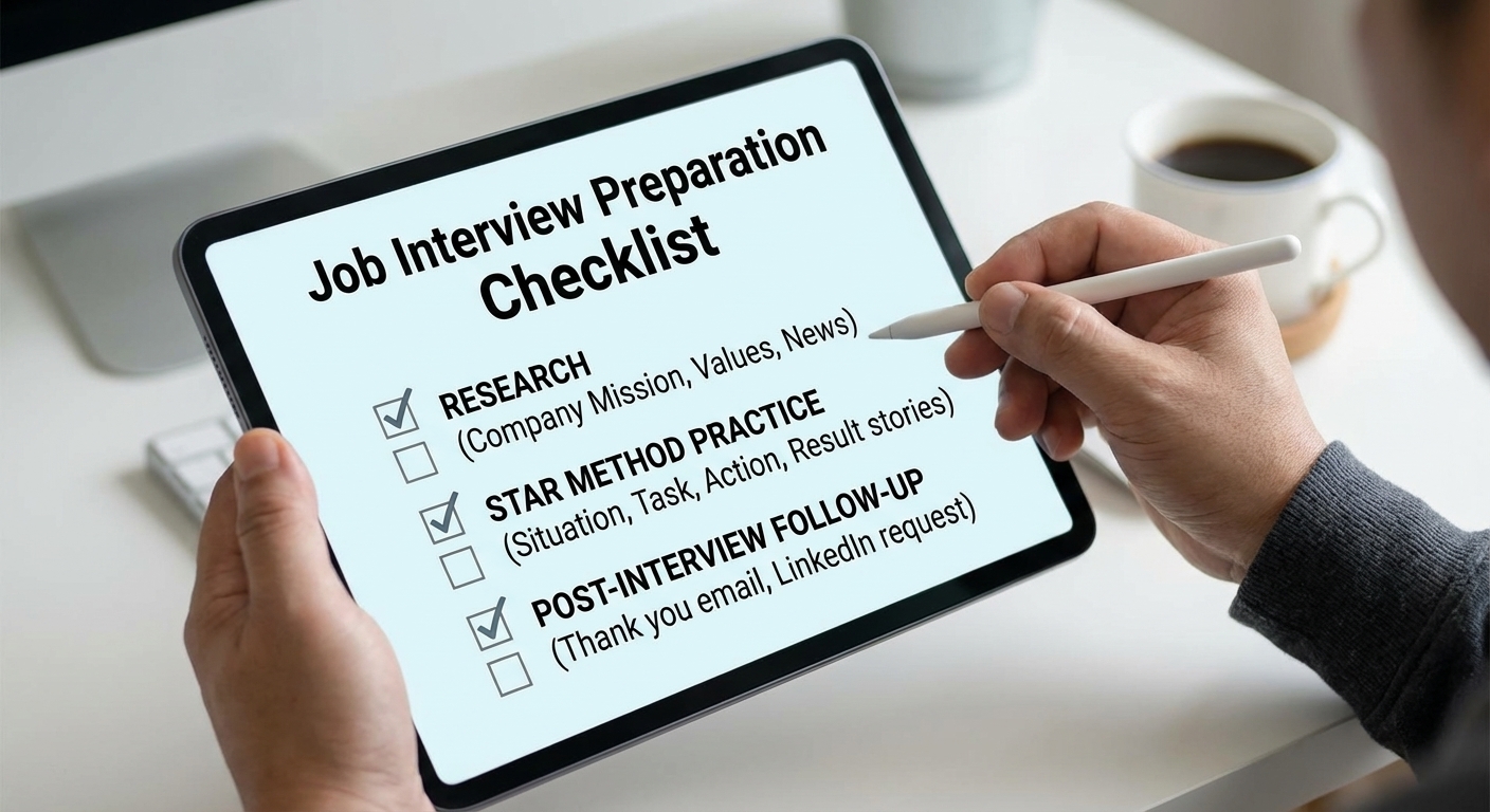Job Interview Preparation Checklist