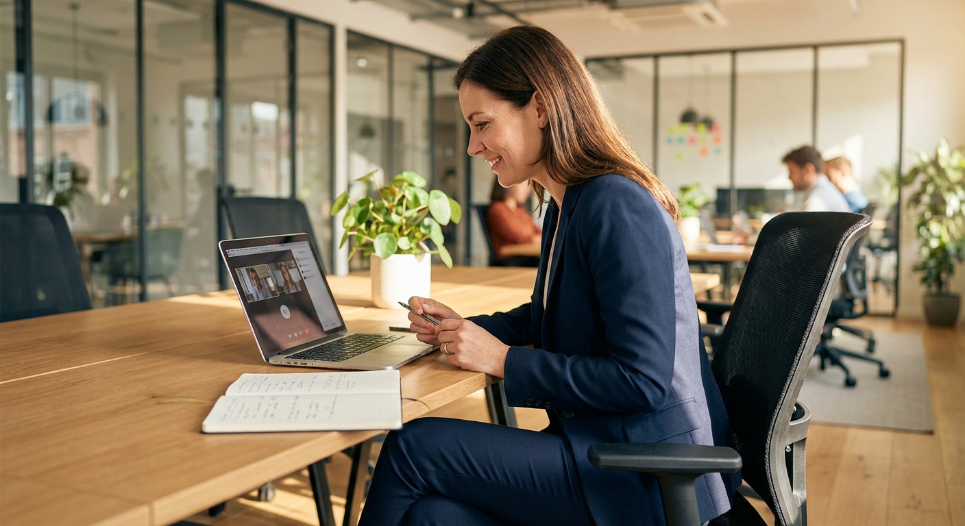 Candidate Practicing Job Interview Questions