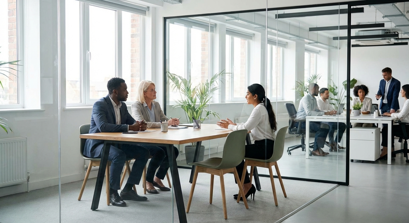 Professional Job Interview Scene