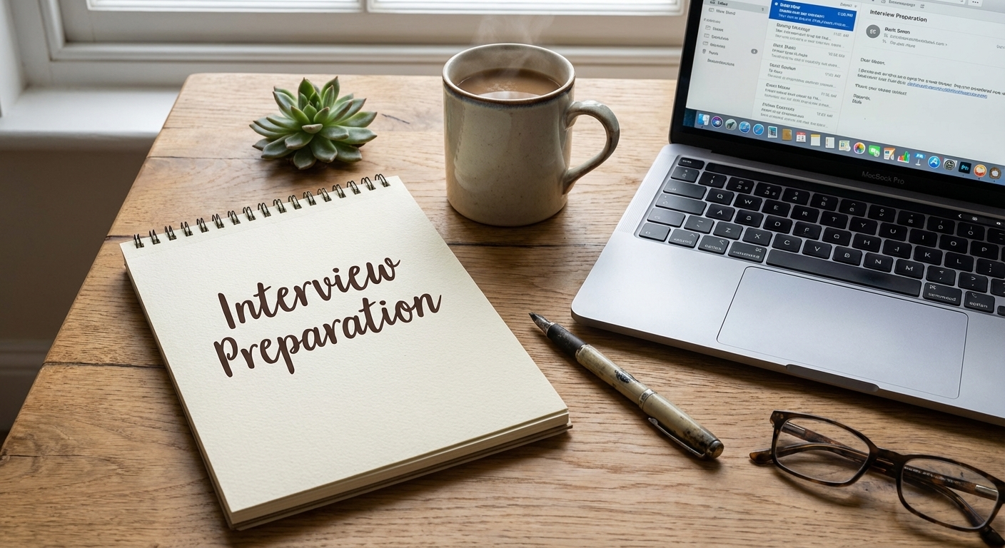 Preparing interview answers and questions