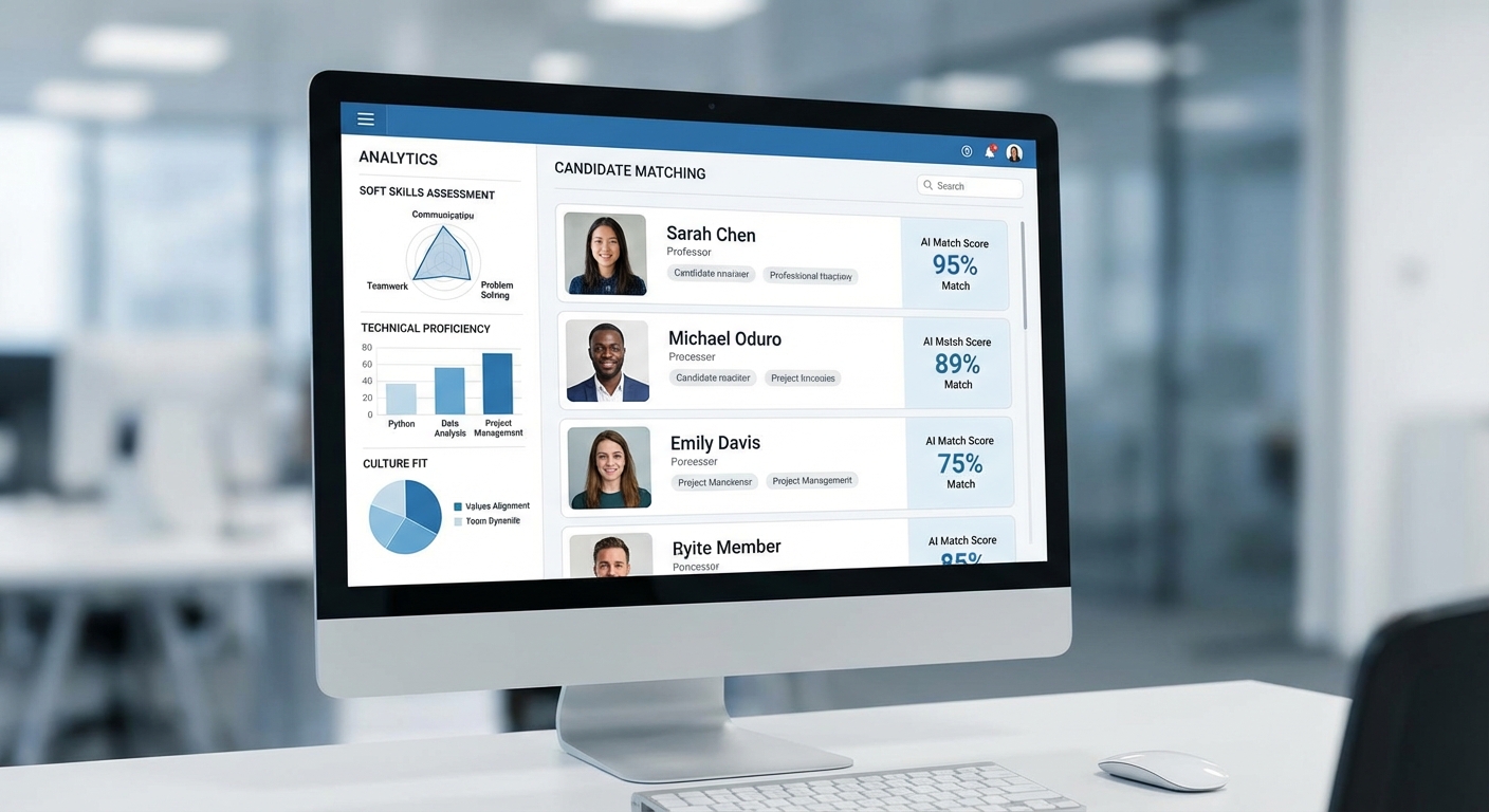 AI Interview Software Dashboard for Recruiters